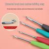 Soft Grip Crochet Hook Set for DIY Crafts: Beginner Tools for Dolls & Sweaters