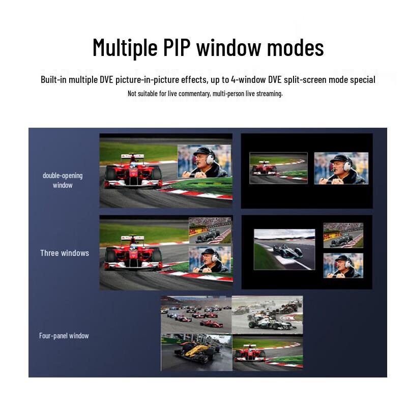 Jiashiying R10PRO 8-Channel SDI HD Live Streaming Switcher
