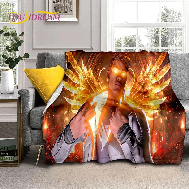 3D Newest VALORANT Cartoon Game Soft Flannel Blankets,Throw Blanket Comfortable Blanket for Picnic Beds Sofa Home Bedroom Gifts