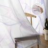 Line Gradient Pattern Purple Abstract Voile Sheer Curtains Living Room Window Tulle Curtain Kitchen Bedroom Drapes Home Decor