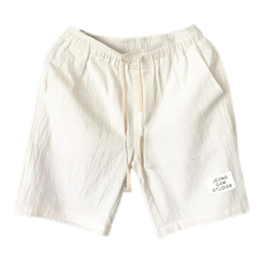 Binchi Keji Travel Heren Zomer Casual Shorts Elastische Trekkoord Taille Wijde Pijpen Shorts Letter Logo Zijzakken Vakantie Strandshorts XXL