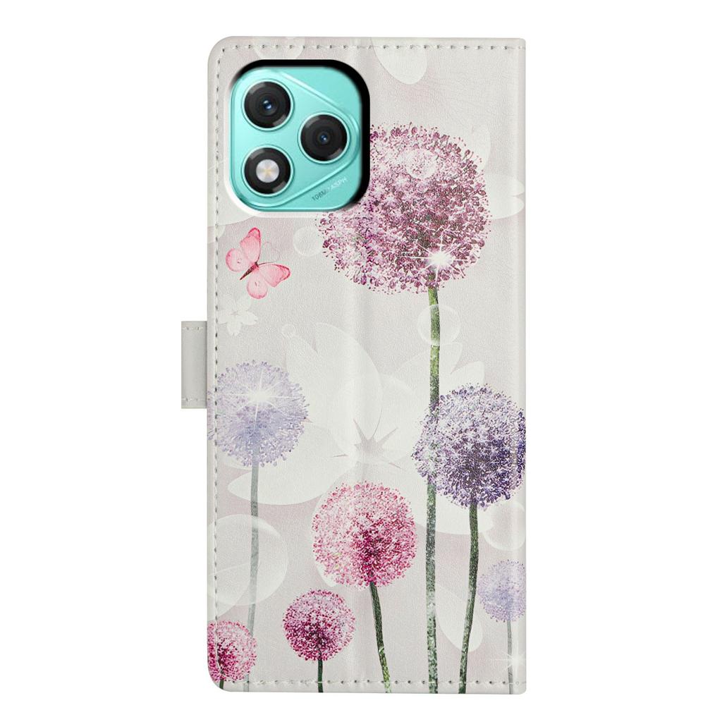 For Honor 400 Lite 5G Case Pattern Printing Wallet Stand Flip Leather Phone Cover with Strap