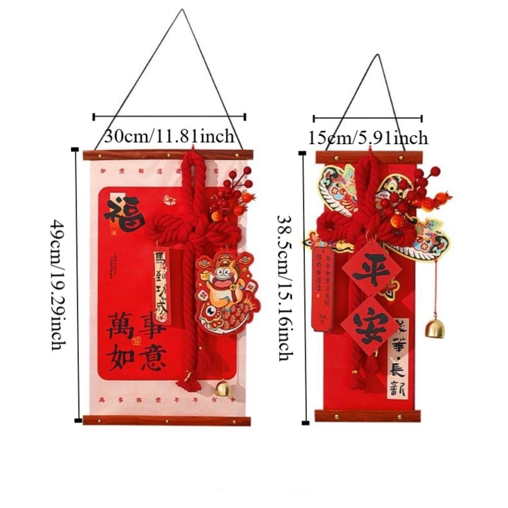 Neujahrsdekoration im chinesischen Stil Traditionelle Pferdejahr Hängeornamente Heimdekoration