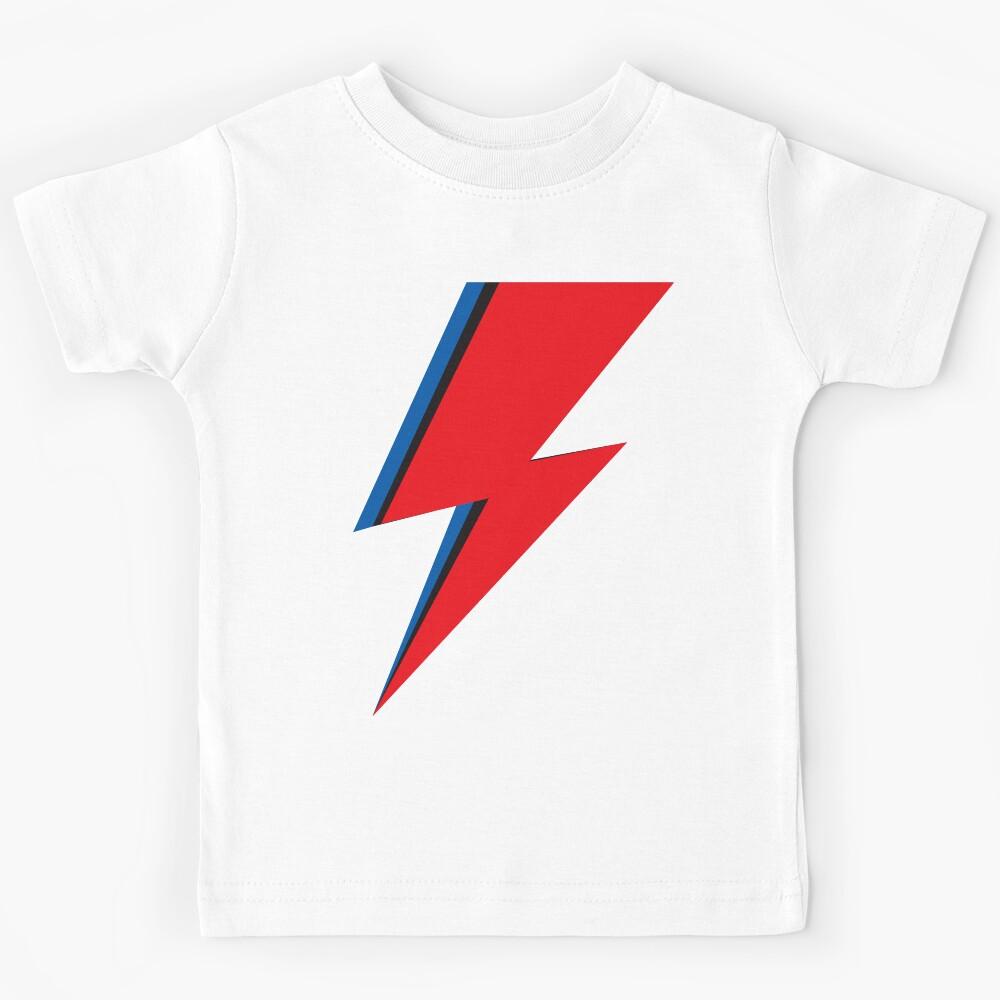 Lightning bolt, fashion glam rock lovers gift Kids T-Shirt 130