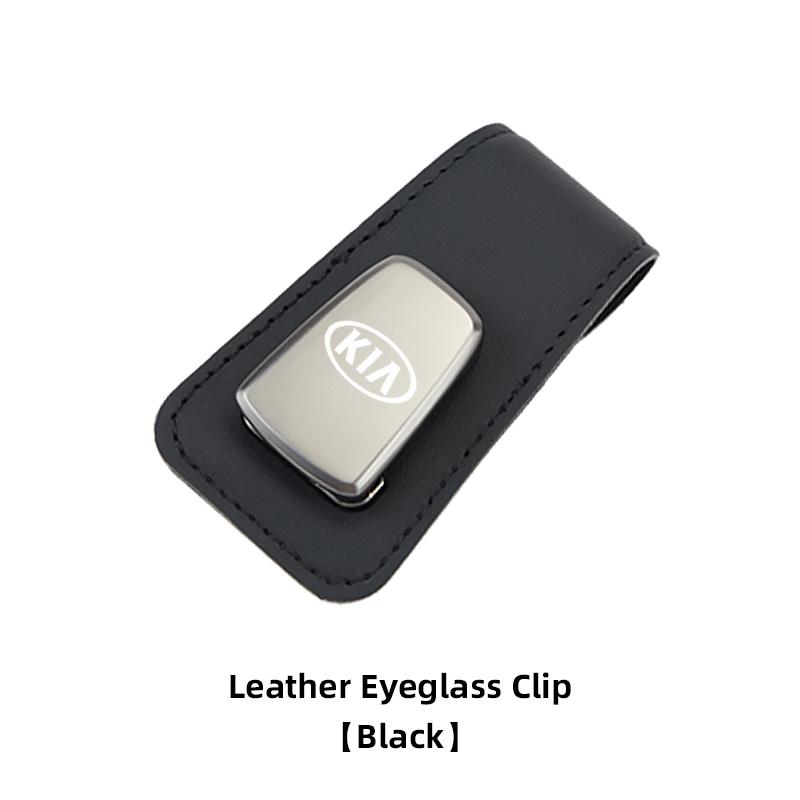 Car Sun Visor Glasses Clip Holder Leather Glasses Frame for Kia Sportage Ceed Picanto Rio ProCeed Niro 5 3 4 K7 K5 K8 K3 Ray K9 WB9