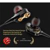 Original QKZ CK8 4D Kupfertreiber HiFi Kabelgebundener Kopfhörer Sport Kopfhörer Bass Stereo Headset Musik Ohrhörer 3,5MM In-Ear mit Mikrofon