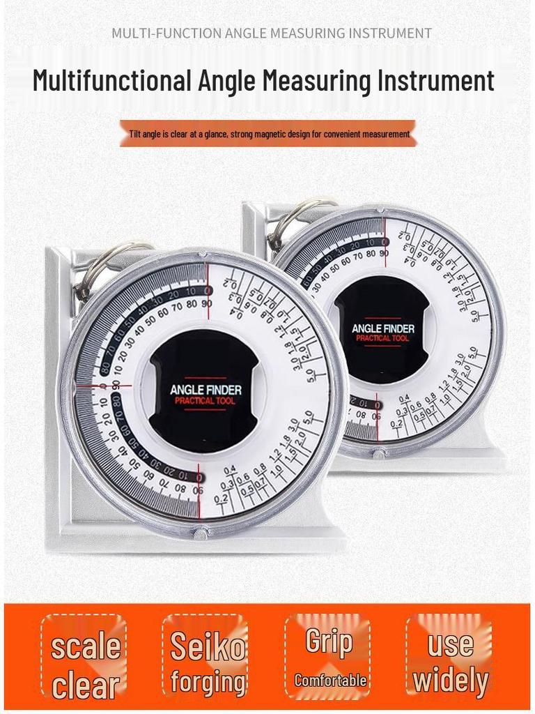 High-Precision Digital Inclinometer: Multifunctional Magnetic Angle Finder with Horizontal Display