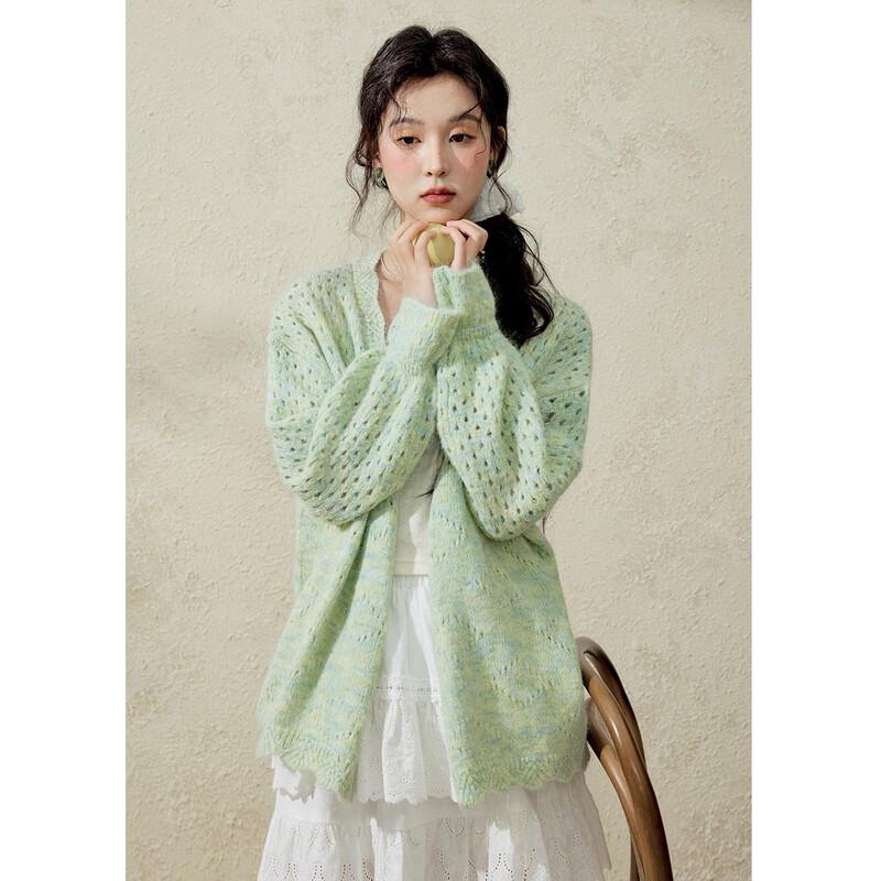 Mishow Women's Hollow Knit Cardigan