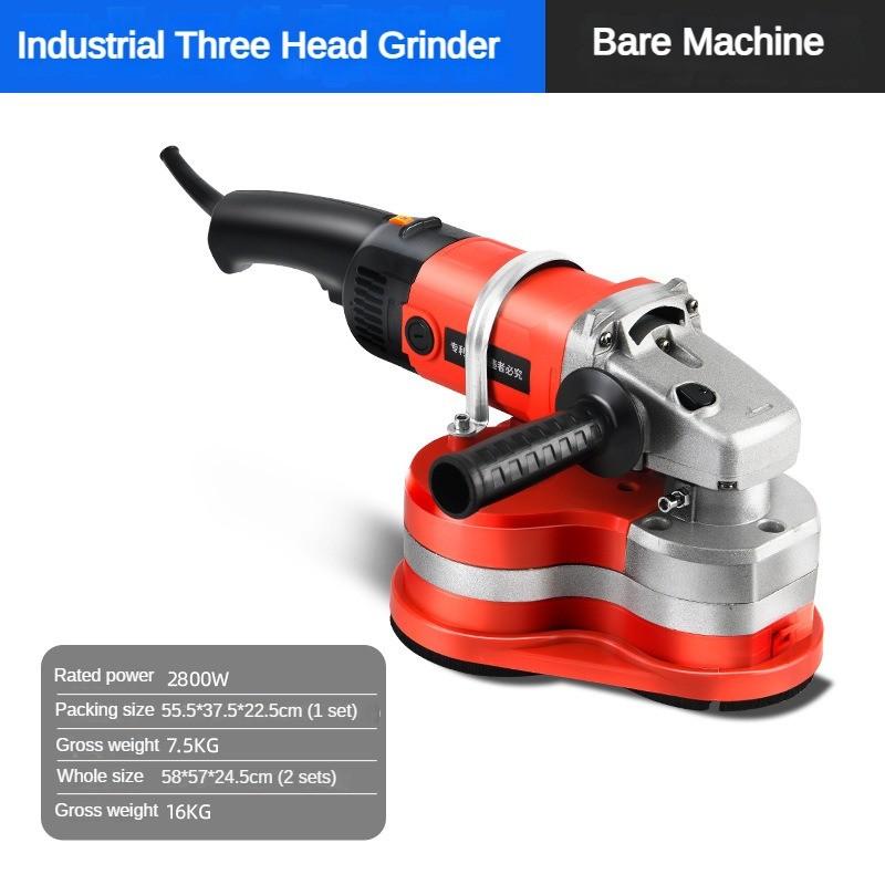 2800W Portable Industrial Grinder Handheld Epoxy Paint Floor Grinding Machine Concrete Polishing Milling Machine