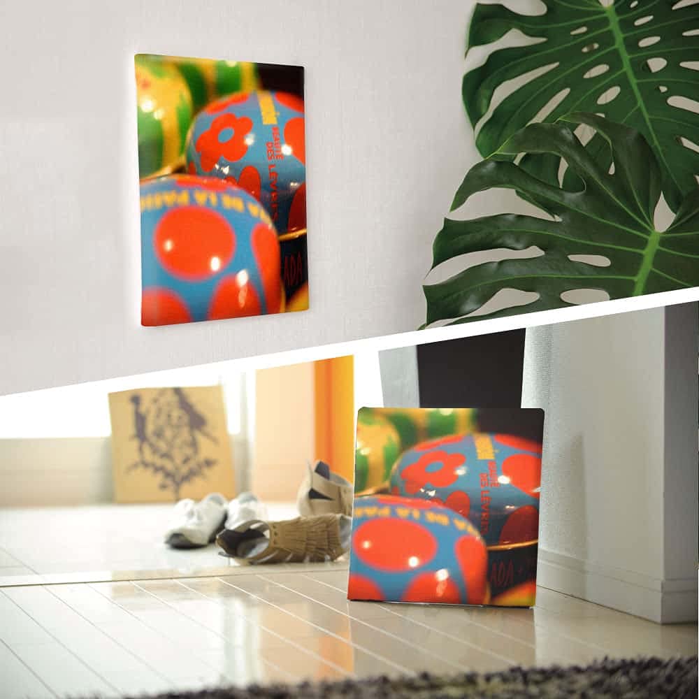 Pop Colorful Art Panel 57cm x 57cm L Size Made in Japan Poster Stylish Interior Decor Living Room Interior Photo Art Fashion Fabric Panel pho-0039-L
