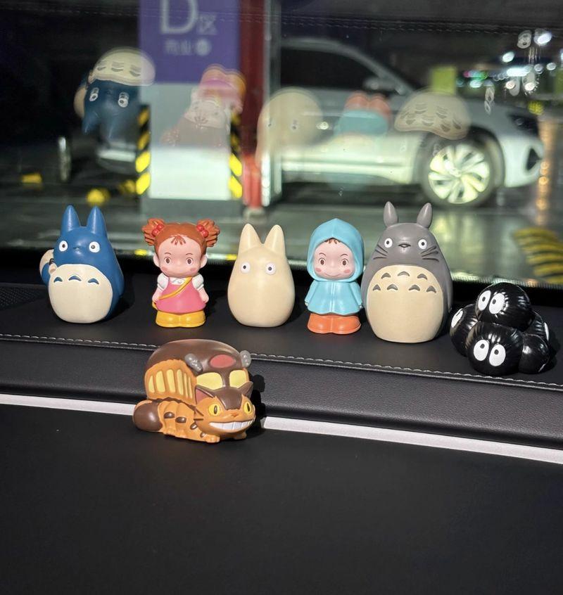Spot Japanese Anime White Dragon Coal Ball Elf Faceless Male Finger Doll Decoration Blind Box Finger Set Toy Birthday Gift