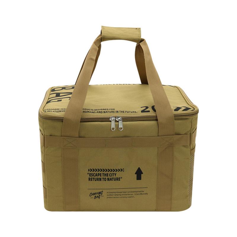 Large Capacity Outdoor Picnic Bag: Multifunctional Oxford Cloth Storage for Gas Tanks