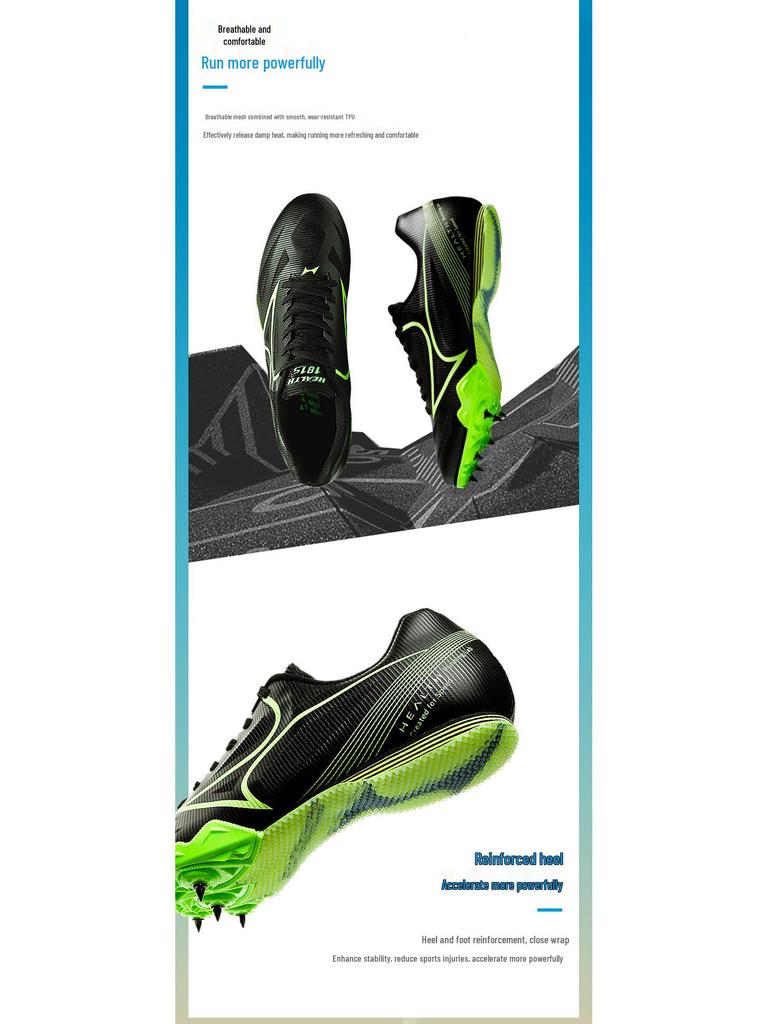 181s Spiked Running Shoes for Men, Women, Students - Middle Distance Track & Field Competition