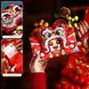 Cute Cloth Red Envelope Bag Crossbody Capable Creative Dragon Shoulder Bag 3D Snake Year New Year Red Packet Unisex