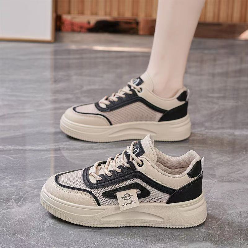 

Breathable mesh sneakers women s summer shoes 2025 new single mesh shoes student mesh shoes soft-soled dad shoes 35