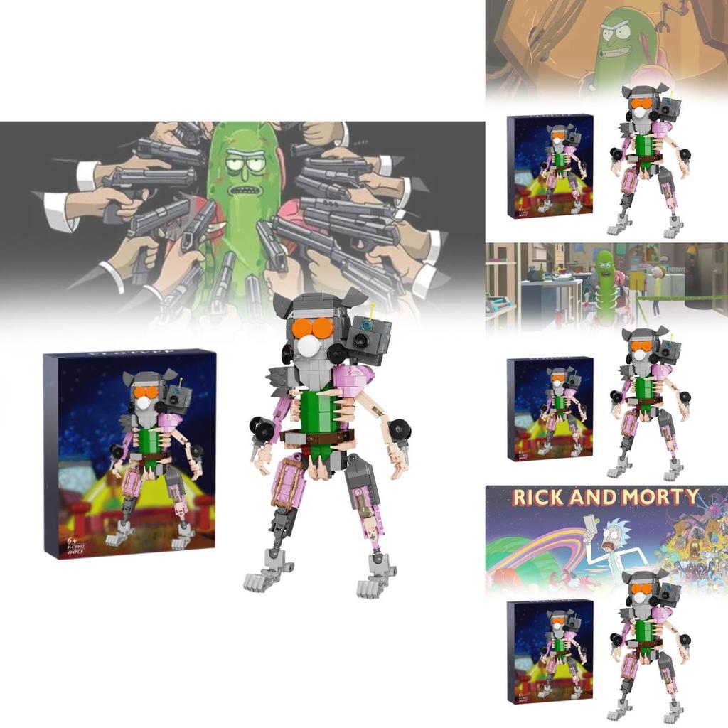 Exciting Rick And Morty Pickle Rick Building Block Set For Creative Play And Fun