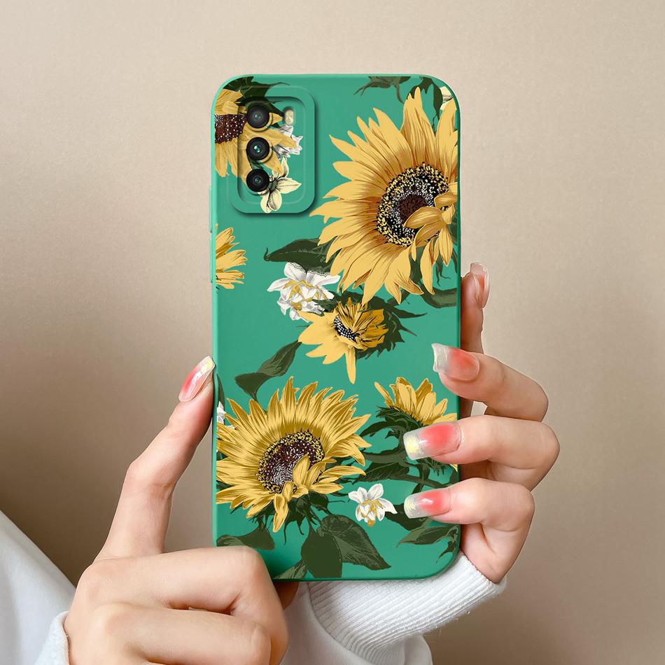 Fun Case For Xiaomi Poco M3 Pro Cute Soft Smooth Liquid Silicone Full Protection Anti Choc Phone Cover For Poco M 3 M3Pro Shell