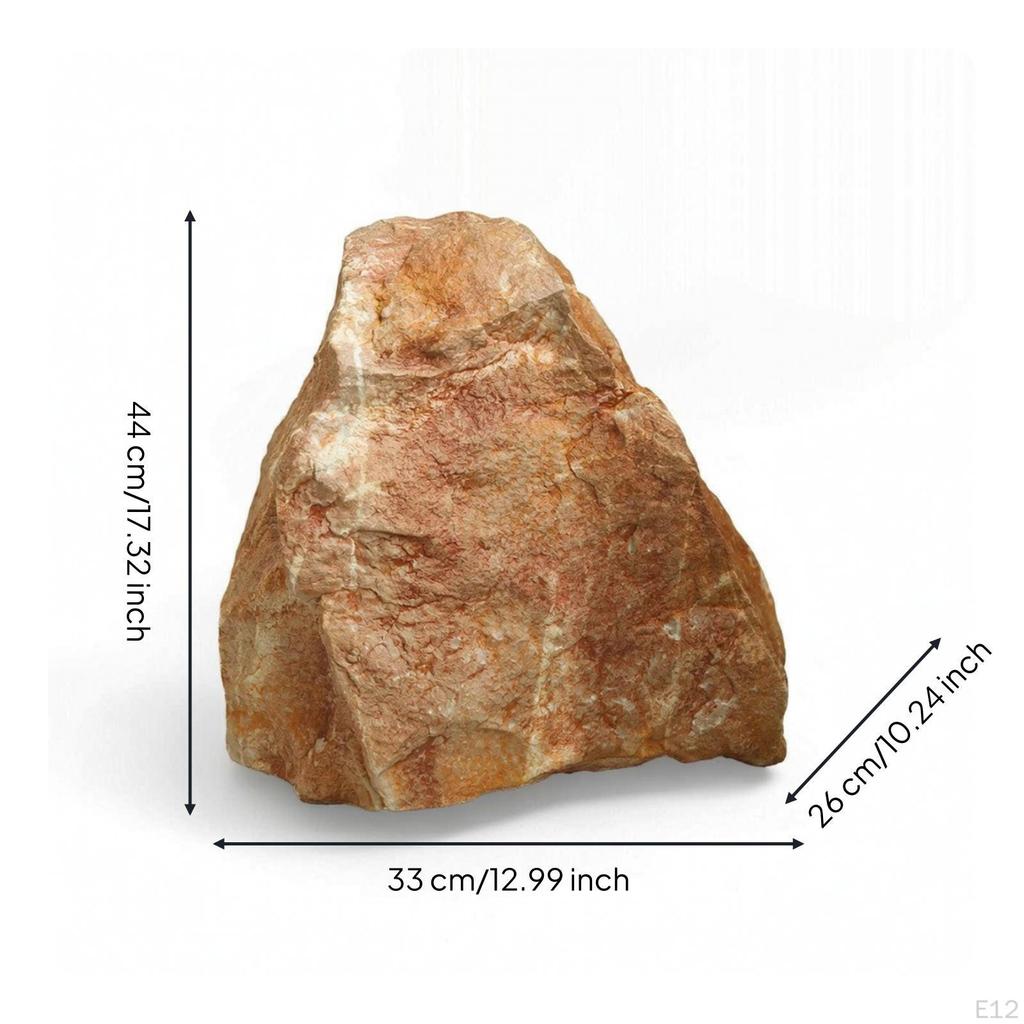 Landscape Boulder & Prop Realistic Foam Lightweight Decorative Stone Piece for Visual
