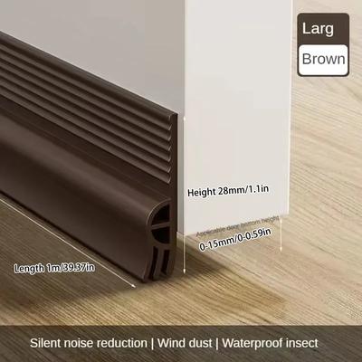 Home Hardware Sealing Strip 1M Door Bottom Windproof Dust Stopper Guard Rain Weatherstrip Noise Reduction Insulator Sealer