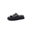 New Thick-soled Shoes for Women's Outerwear Versatile Flip-flops Lazy and Fashionable Beach Shoes