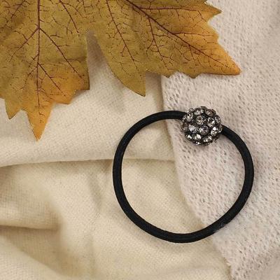 Girlfriend Gift Black Bracelet Hair Tie Hair Tie Drop