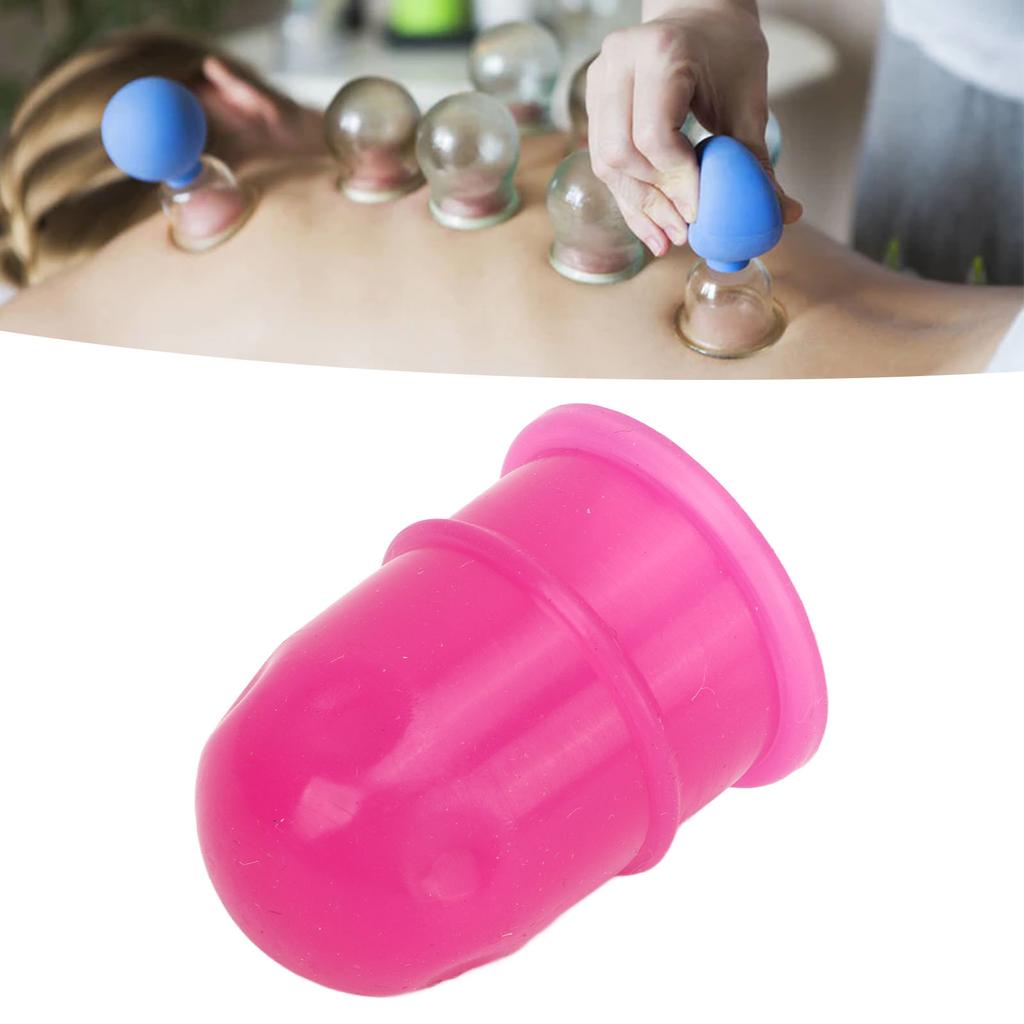 Silicone Cupping Children Massage Purple Cupping Cup Scraping Treatment Suction Cup