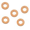 Set of 10 Oil Drain Plug Gaskets 0313.33 For Peugeot 207 208 307 308 406 Citroen C3 C5 10X20X1.8mm Oil Pan Screw Washers Gaskets