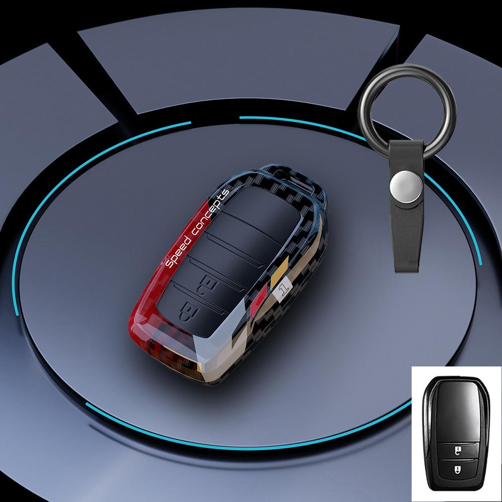 Graffiti Auto Key Fob Cover Case Fit For Toyota Corolla Land Cruiser Prado Crown Yaris Sienna Alphard Cross Hilux Fortuner Camry