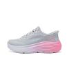 Go Series Comfortable PU Mesh Durable Low-Top Running Shoes Women Sneakers Gray Pink 129473-GYPK