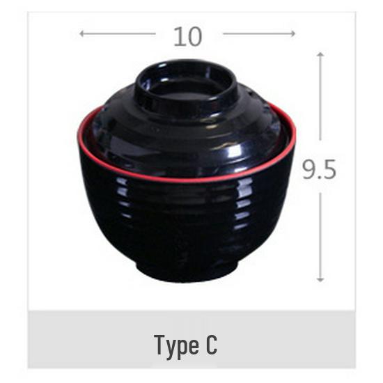 Japanese-Korean Style Soup Bowl with Lid - Versatile for Soup, Rice, or Dipping Sauces