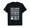 Jeremiah 2911 Bible Verse Quote/Christian Faith Scripture T-Shirt
