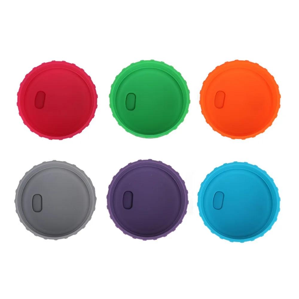 6pcs Silicone Soda Can Lid Reusable Can Stopper for Soda Beer Drinks Juice Coke Beverage Fits Standard Cans Protecto Coke Can
