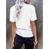Women's Cartoon Snake & Zodiac Print Crew Neck T-Shirt - Casual Short Sleeve Top with Medium Stretch, Breathable Fabric for Spring & Summer,