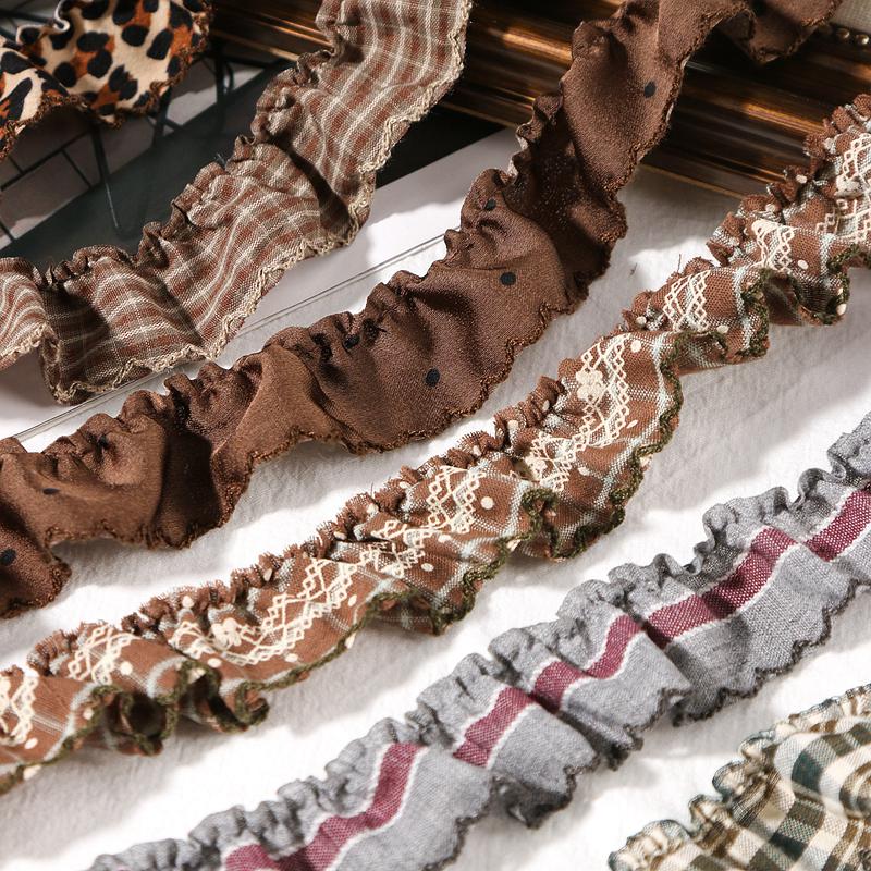 Lace Ruffle Plaid Ribbon Hat & DIY Hair Accessories: Leopard Print, Polka Dot, Silk Bow