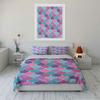 Mermaid Scale Print Bedding Set Bedding Duvet Cover Set Duvet Cover Pillowcases (1 * Duvet Cover 2 * Pillowcases, Without Duvet Insert)