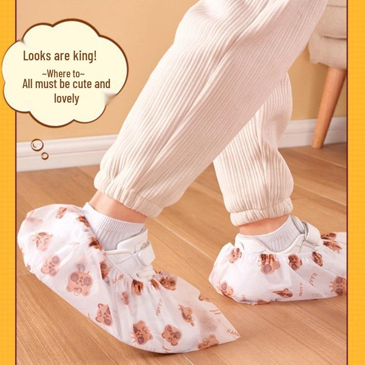 Thickened Non-slip Dustproof Disposable Shoe Covers for Students and Home Use