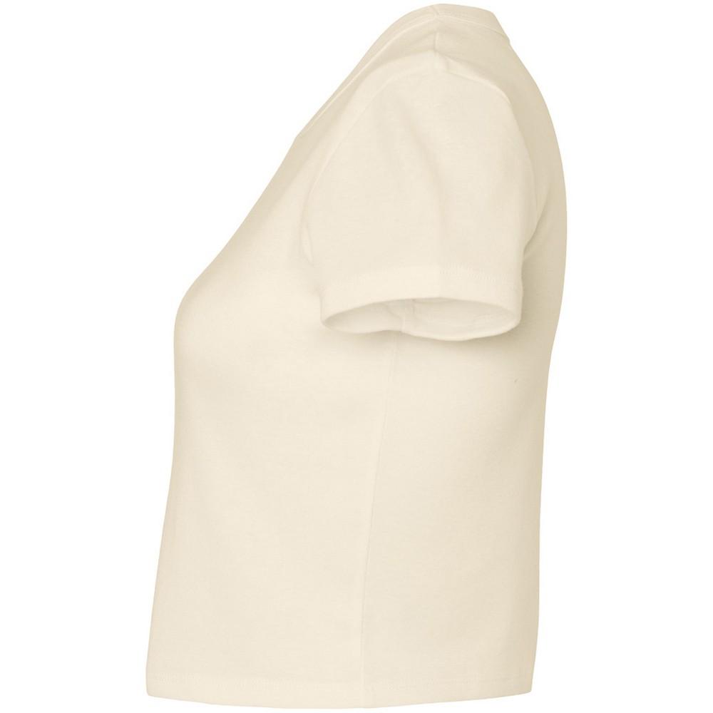 Bella + Canvas Dámský/Dámský Crop Top z Mikrožebroviny