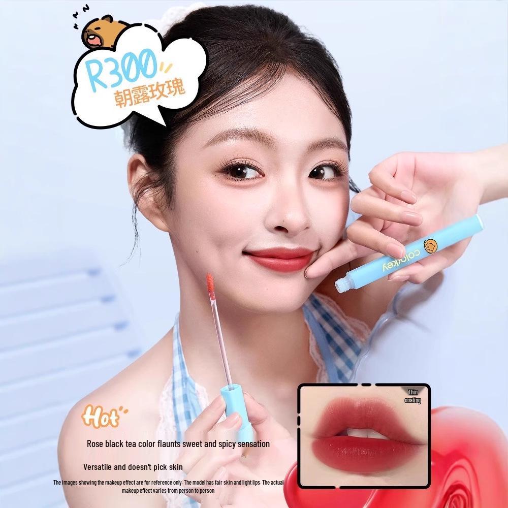 Capybara Colorkey Soft Mist Lip Tint & Gloss – Limited Edition Collaboration Lip Dew.