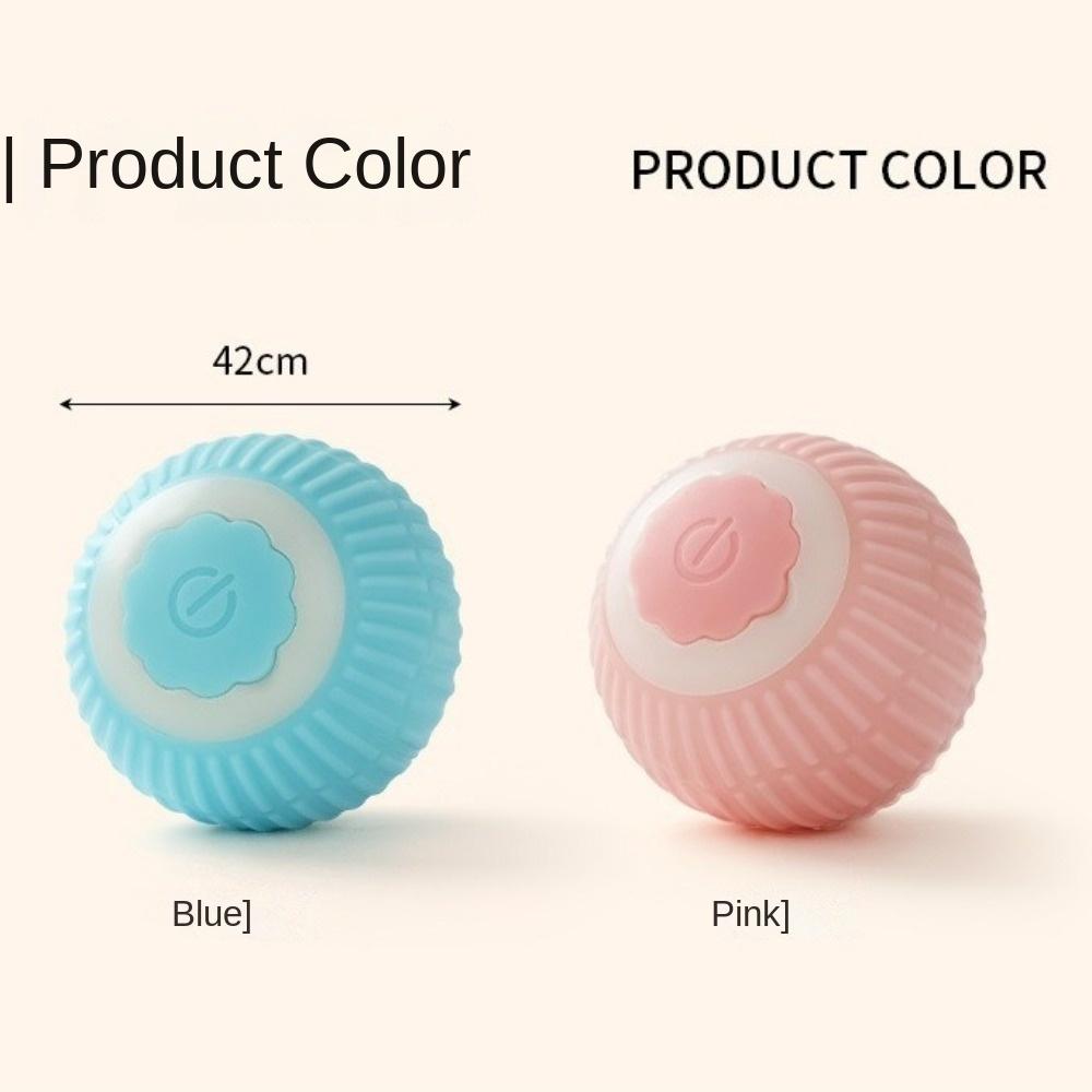 Samo-pohybující se Koťátko Interaktivní Míčky Svítící Pohybová Míčová Hračka Chytrá Kočičí Kulička na Hraní v Interiéru