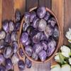 Set of 13 Amethyst Tumbled Stones Reiki Chakra Healing Decorative Pebbles Vase Fillers Tumble Stone for Jewellery, Reiki Healing, Home Office Decor