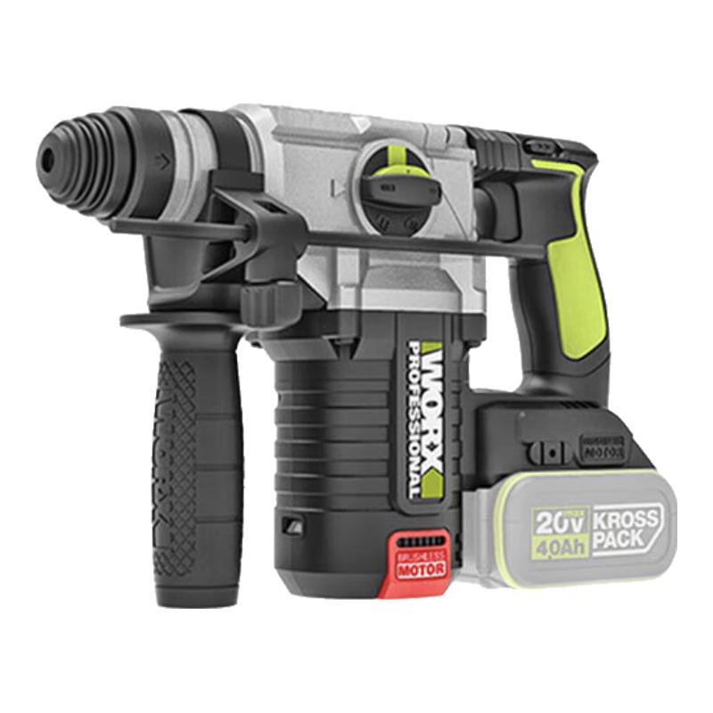 

Worx 20V Безщітковий Акумуляторний Перфоратор Штепсель CN (адаптер в комплекті)