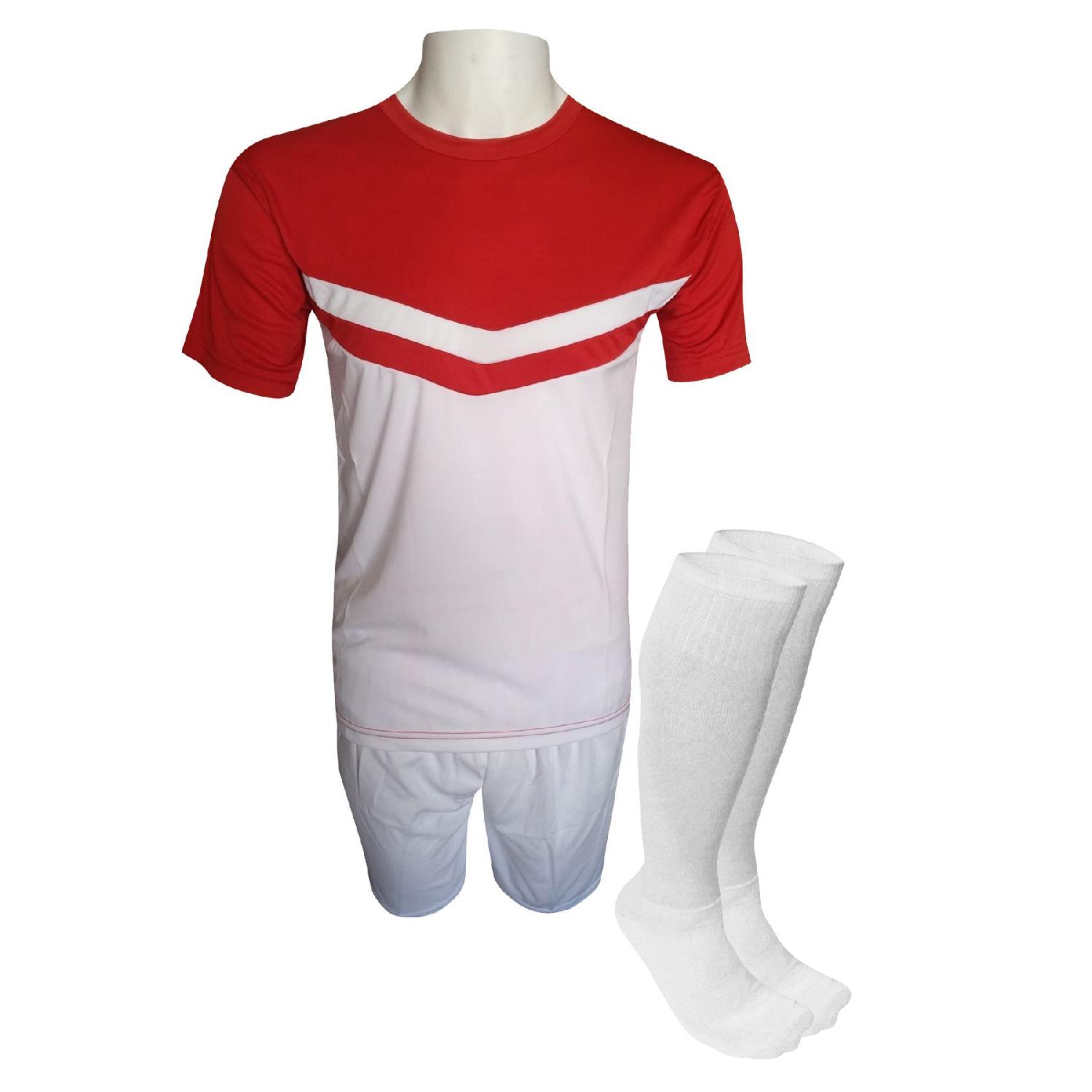 

Комплект носков и шорт из футбольного джерси Gola S красный