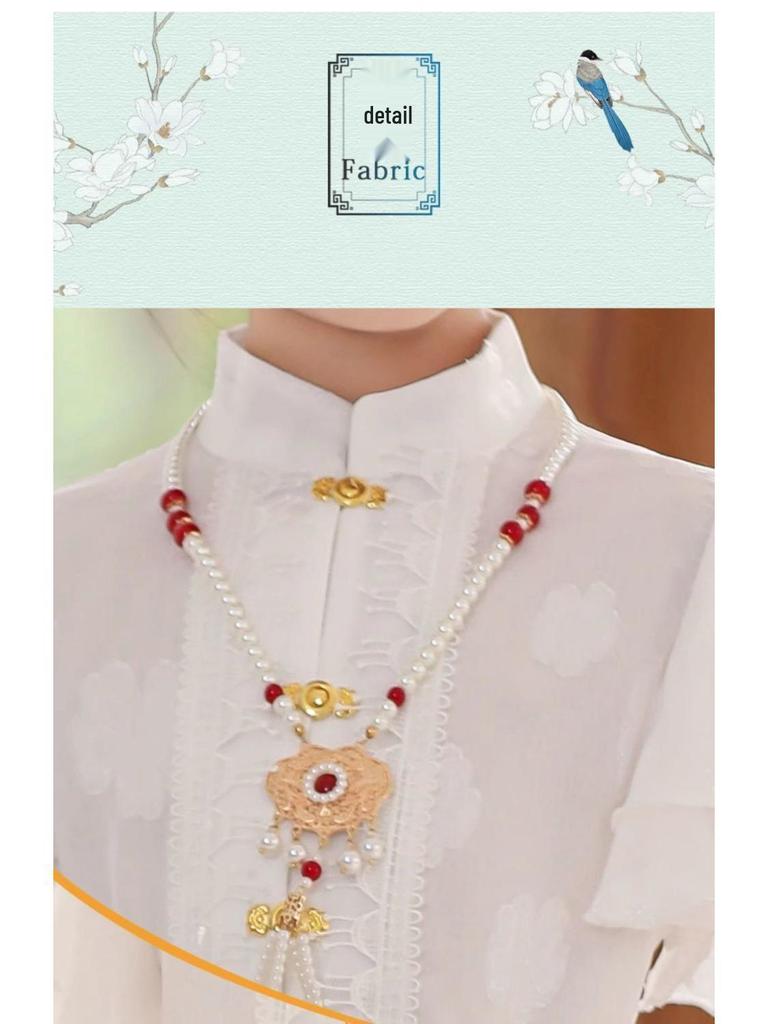 2025 Spring & Autumn Girls' Hanfu Skirt Set: Chinese Tang Style