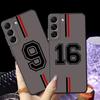 FootBall Number Phone Cover Case for Samsung Galaxy A55 A41 A23 A13 A53 A17 A37 A12 A52 A36 A05 A70 A06 A50 A73 A51 A25 A16 A57