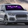 1Pcs Dewy Daisy Pattern Windshield Sunshade UV Rays Heat Blocker Keeps Vehicle Cool Unique Design Fit Sedans SUVs Trucks RVs