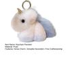 Keychain Pendant Imitation Mink Fur Horse Charm Soft Fabric Keyring Pendant Backpacks Handbags Accessories