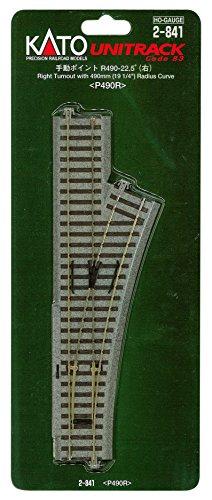 

Kato USA Inc. HO #4 Manual Right-Hand Turnout KAT2841 HO Track