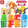 Dinosaur Robot Transformation Toy Set for 6-Year-Olds