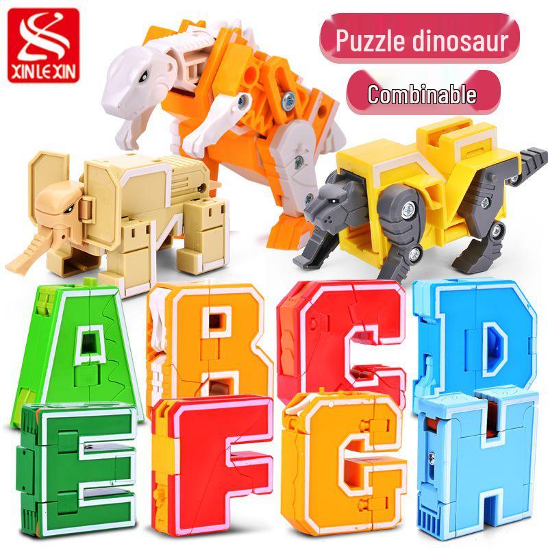Dinosaur Robot Transformation Toy Set for 6-Year-Olds