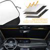 For Hyundai Palisade 2020-2025 Car Windshield Visor Sunscreen Window Sun Shade Blocks Parasol Coche UV Rays Driver Protection